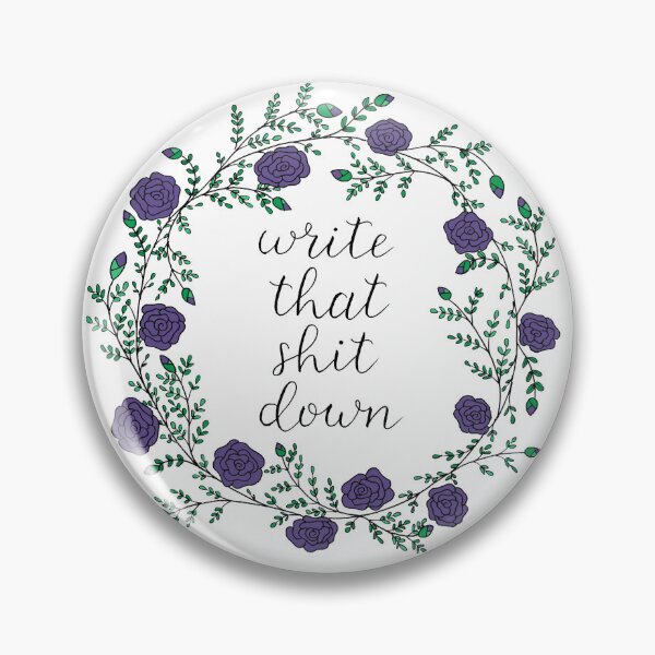 Item preview, Write That Shit Down! (Violet) designed and sold by morningbee.