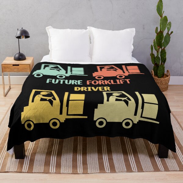 Item preview, Vintage Retro Forklift Time Forklift Driver  designed and sold by Rami Khalifah.