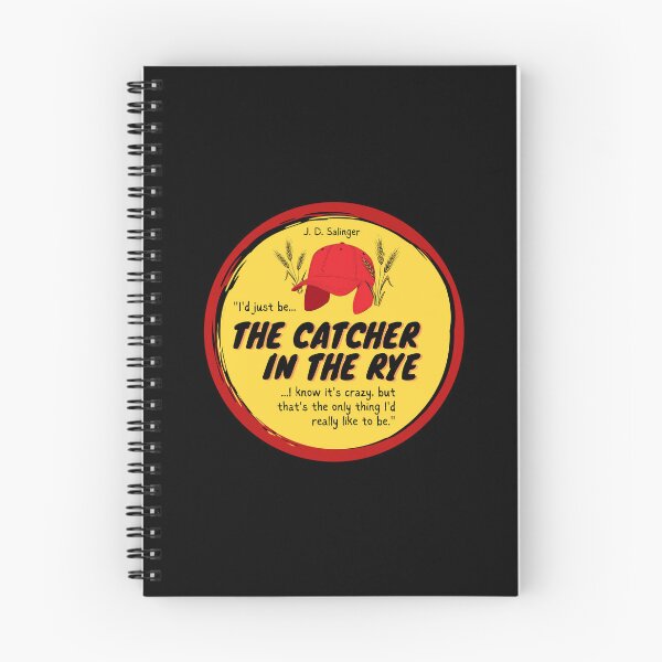 Aperçu de l'œuvre The Catcher in the Rye - J. D. Salinger Classic YA Literature Book Simple Minimal Aesthetic créée et vendue par weboftigers.