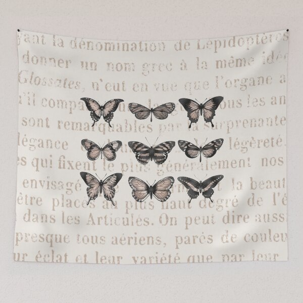 Item preview, Butterflies Papillons designed and sold by DogLifeCo.