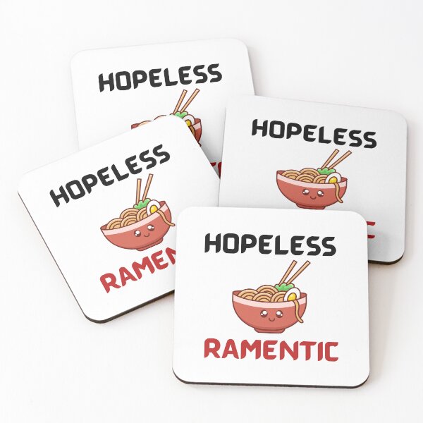 Item preview, Hopeless Ramentic | Ramen quotes designed and sold by budgetostrich.