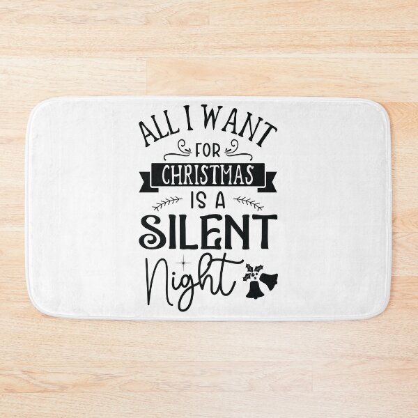 Item preview, All I Want for Christmas is a Silent Night T-Shirt | Funny Festive Shirt | Christmas Gift Shirt | Silent Night Shirt designed and sold by mahsanart.
