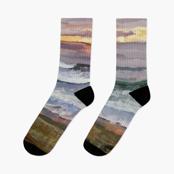 Item preview, Wind-n-Sea Sunset Longboard LaJolla Californiawaves designed and sold by lynnGrayson.