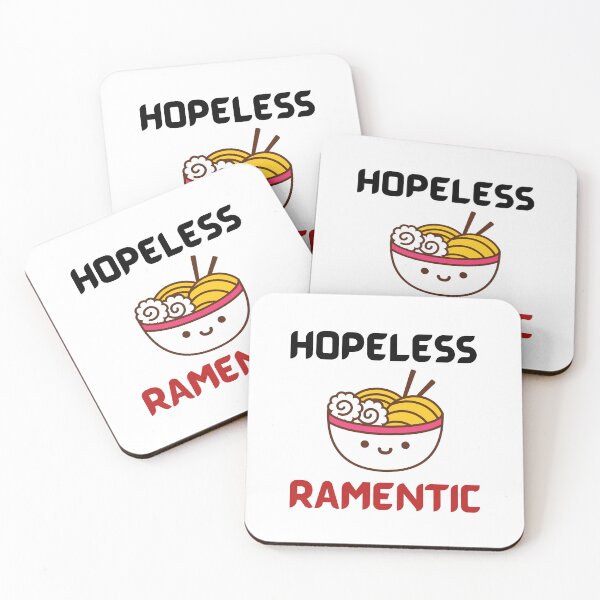 Item preview, Hopeless Ramentic | Ramen quotes designed and sold by budgetostrich.