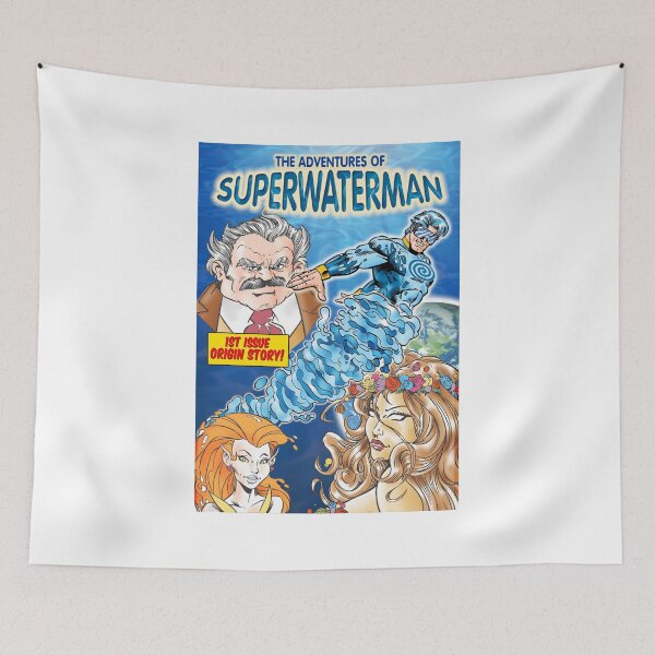 Item preview, SuperWaterMan Origin Story Cover Art designed and sold by superwaterman.