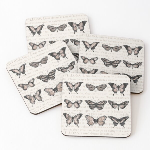 Item preview, Butterflies Papillons designed and sold by DogLifeCo.