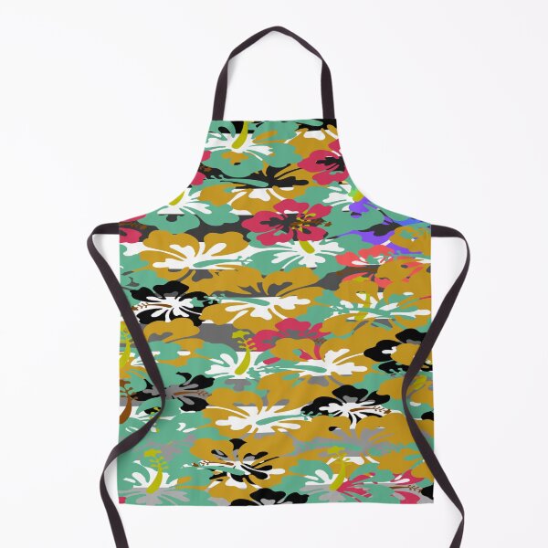 Item preview, Abstract hibiscus on stripes designed and sold by calibrit.