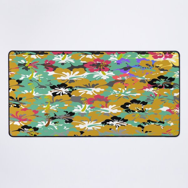 Item preview, Abstract hibiscus on stripes designed and sold by calibrit.