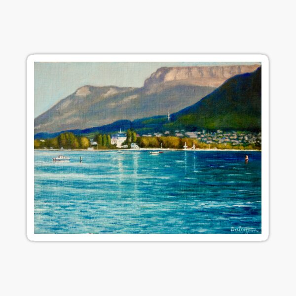 Artikel-Vorschau von Frankreich, Le Lac Annecy, Herbstmorgen, designt und verkauft von Dai Wynn Fine Art.