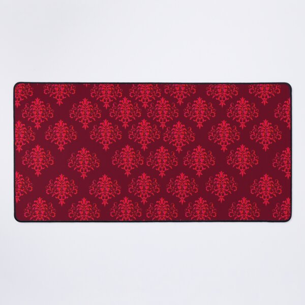 Item preview, Lacey red jacquard pattern design designed and sold by Kestrelle.