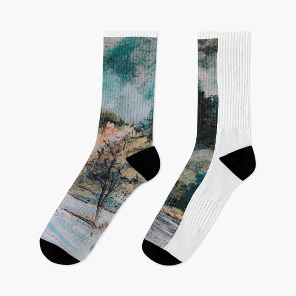 Item preview, wooded river bank designed and sold by Nafeesdesign.