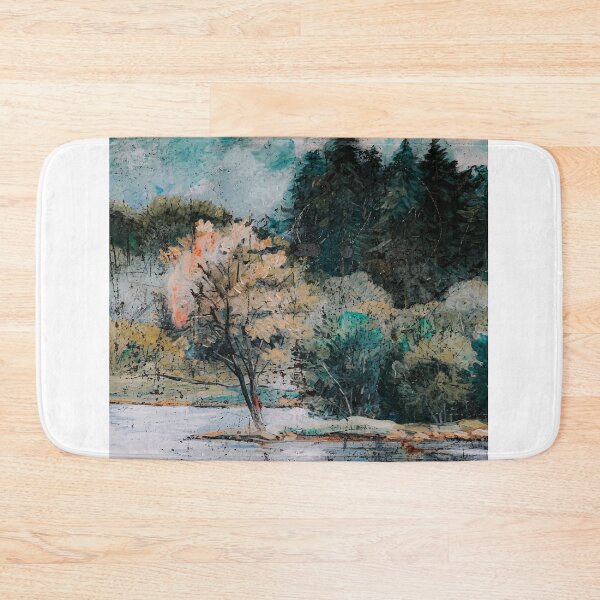 Item preview, wooded river bank designed and sold by Nafeesdesign.