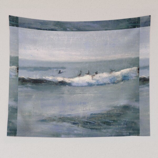 Item preview, Winter Surf NYC Rockaway Beach designed and sold by lynnGrayson.