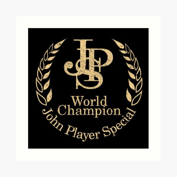 John Player Special Racing - World Champions Art Print