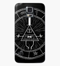 Gravity Falls Bill Cipher - White on Black Case/Skin for Samsung Galaxy
