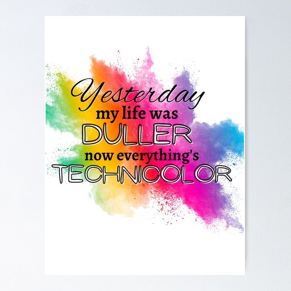 Item preview, Now Everything's Technicolor designed and sold by sticktosunshine.