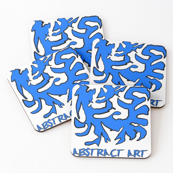 Item preview, abstract art in blue designed and sold by OsvaldoRamosArt.
