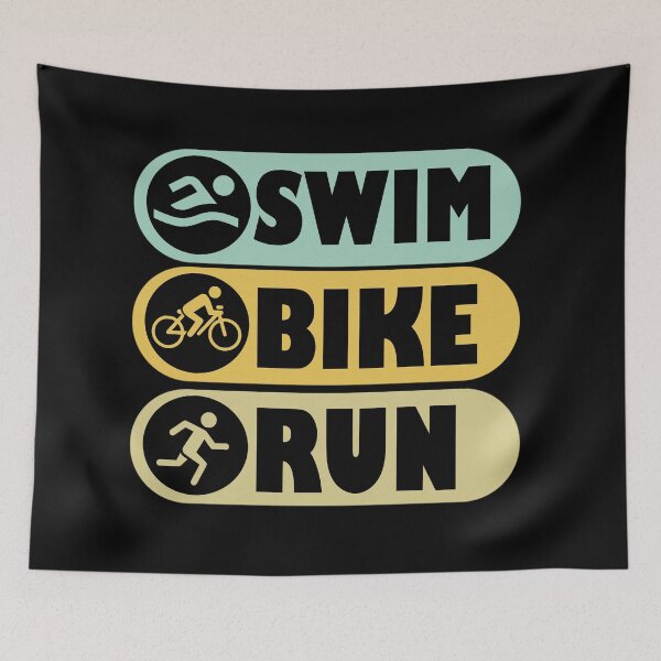 Item preview, Swimming cycling running swim bike running  designed and sold by Rami Khalifah.