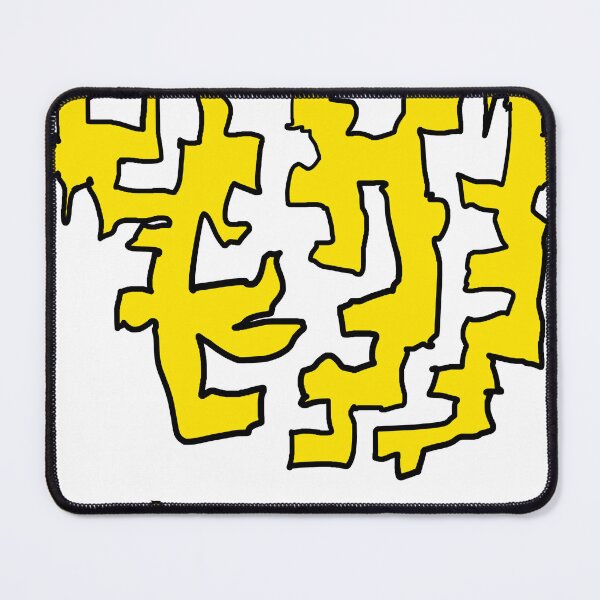 Item preview, abstract art in yellow designed and sold by OsvaldoRamosArt.