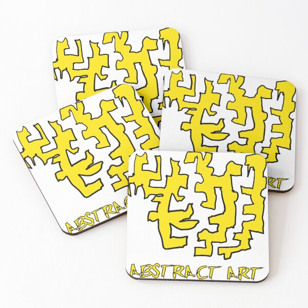 Item preview, abstract art in yellow designed and sold by OsvaldoRamosArt.
