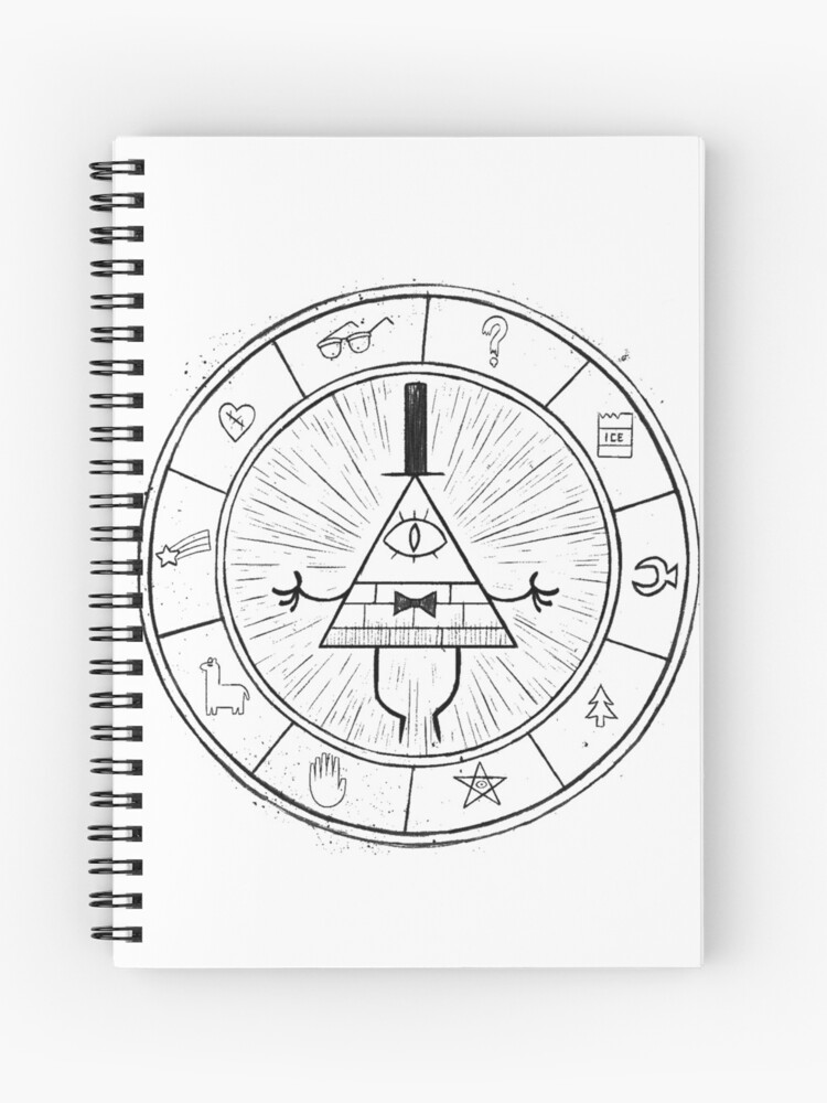 Gravity Falls Bill Cipher Wheel Art Board Print for Sale by Yseey