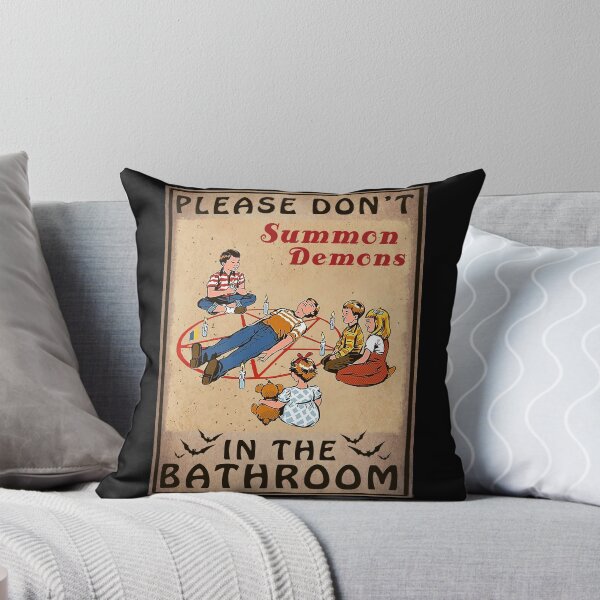 Item preview, Please Don't Summon Demon In The Bathroom designed and sold by sirineguchiy99.