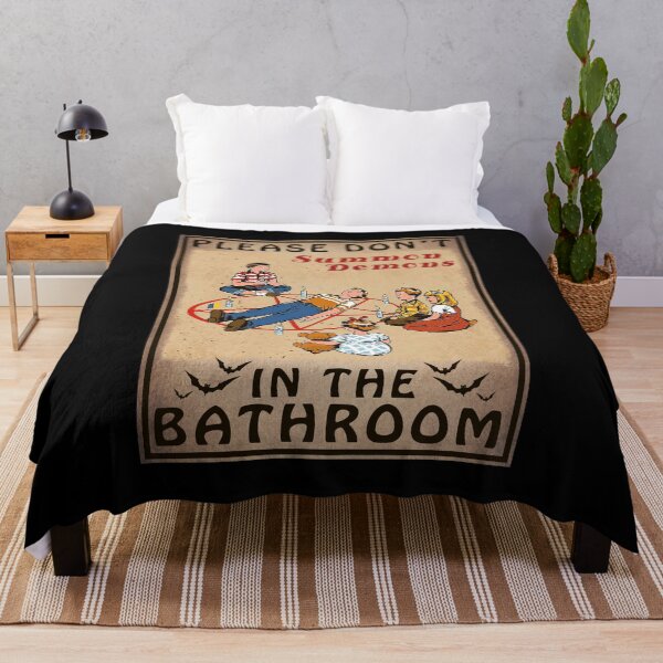 Item preview, Please Don't Summon Demon In The Bathroom designed and sold by sirineguchiy99.