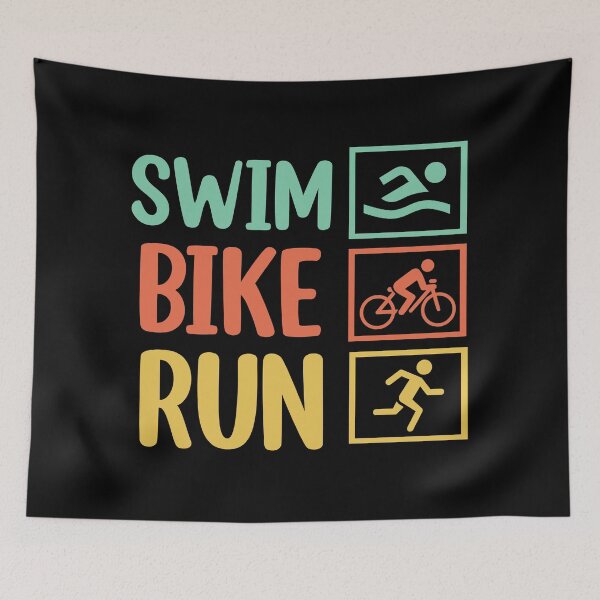 Item preview, Swimming cycling running swim bike running  designed and sold by Rami Khalifah.