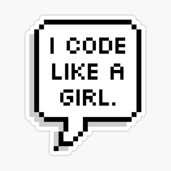 Item preview, I CODE LIKE A GIRL. designed and sold by MadEDesigns.