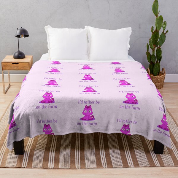 Item preview, I’d Rather Be on the Farm (on Pink) designed and sold by PawsitiveMum.