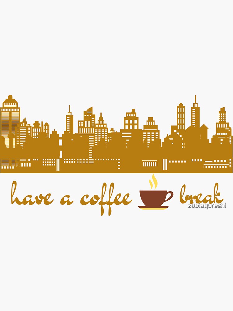 Thumbnail 3 of 3, Sticker, coffee designed and sold by zubiaqureshi.