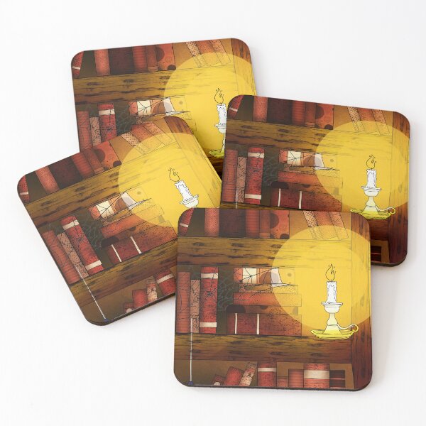 Item preview, Candle in a library  designed and sold by mikaylart.
