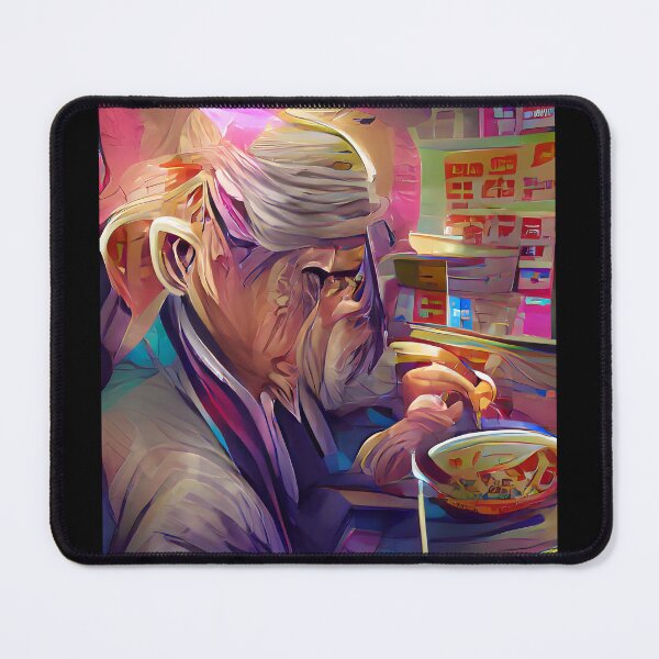 Item preview, An old man and his instant ramen | Ramen Near Me  designed and sold by PsychicLove.