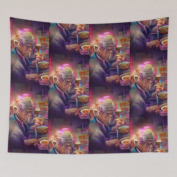 Item preview, An old man and his instant ramen | Ramen Near Me  designed and sold by PsychicLove.