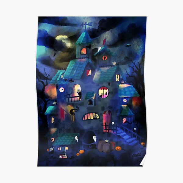 Halloween Haus Poster