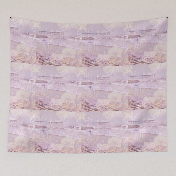 Item preview, Floral Peach Pier Venice Surfing Orchids designed and sold by lynnGrayson.