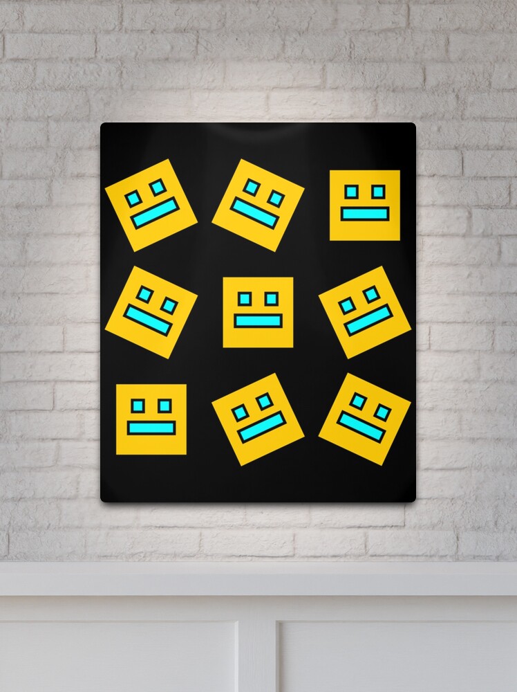 geometry dash old school gaming Metal Print for Sale by BaCalic