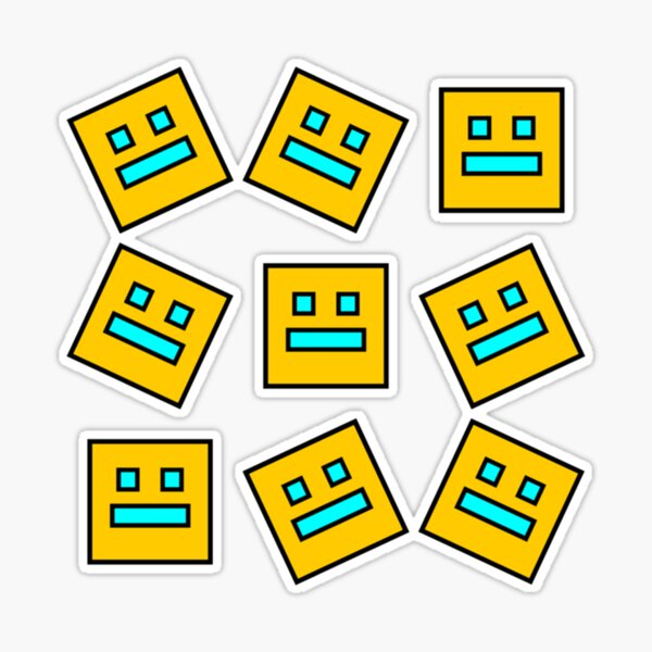 Geometry Dash Sticker  Geometry, Geometry dash lite, Dash