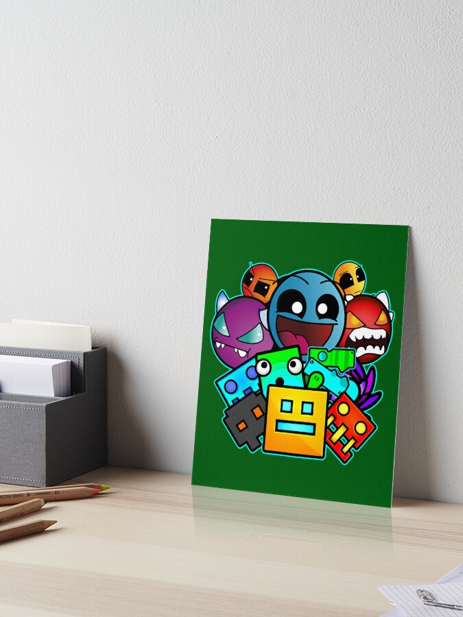 geometry dash old school gaming Metal Print for Sale by BaCalic