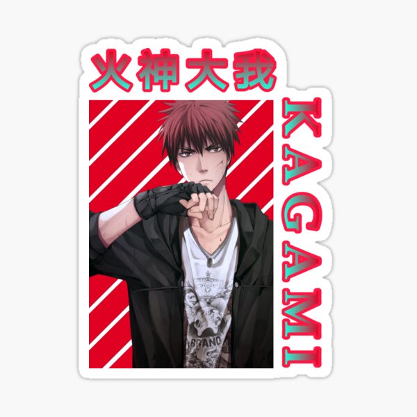 Kagami Taiga Kuroko No Basket Sticker For Sale By Shopema Redbubble 7101