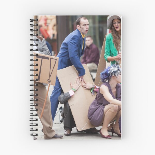 Item preview, Placard waving angry mob in high street designed and sold by simonbratt.