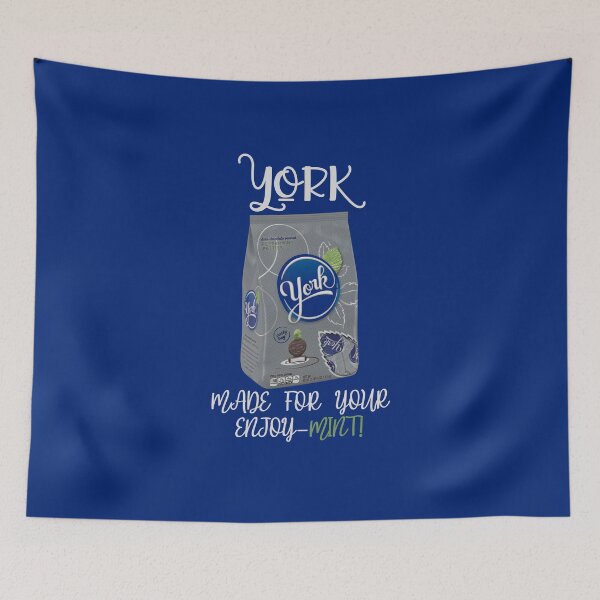 Item preview, Made for your Enjoy-MINT! White with Blue Background designed and sold by PawsitiveMum.