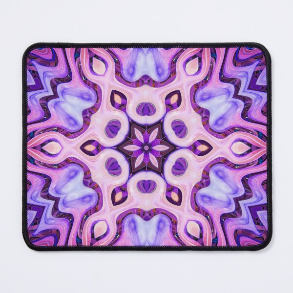 Item preview, Boho Vibes Abstract Mandala Maximalism Hippie Style Eclectic Mix of Blue Lilac Pink Purple 15 of 16 designed and sold by Beachy.