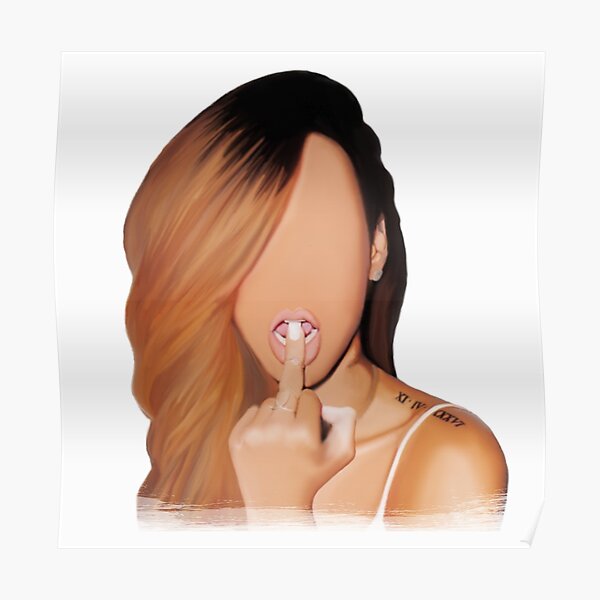 Rihanna Doigt du milieu Poster