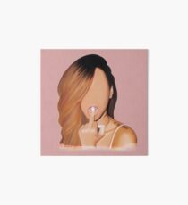 Rihanna Middle Finger Art Board