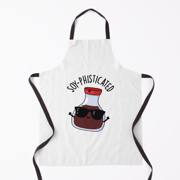 Item preview, Soy-pohisticated Funny Soy Sauce Puns designed and sold by punnybone.