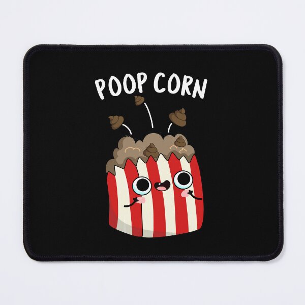 Item preview, Poop Corn Pop Corn Funny Poop Puns (Dark BG) designed and sold by punnybone.