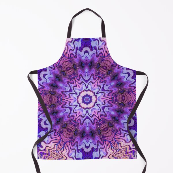 Item preview, Boho Vibes Abstract Mandala Maximalism Hippie Style Eclectic Mix of Blue Lilac Pink Purple 16 of 16 designed and sold by Beachy.