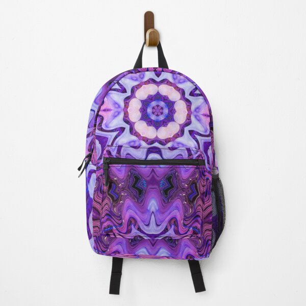 Item preview, Boho Vibes Abstract Mandala Maximalism Hippie Style Eclectic Mix of Blue Lilac Pink Purple 16 of 16 designed and sold by Beachy.