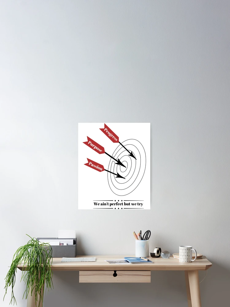 Thumbnail 2 of 3, Poster, Passion purpose progress          designed and sold by RdmCollec.